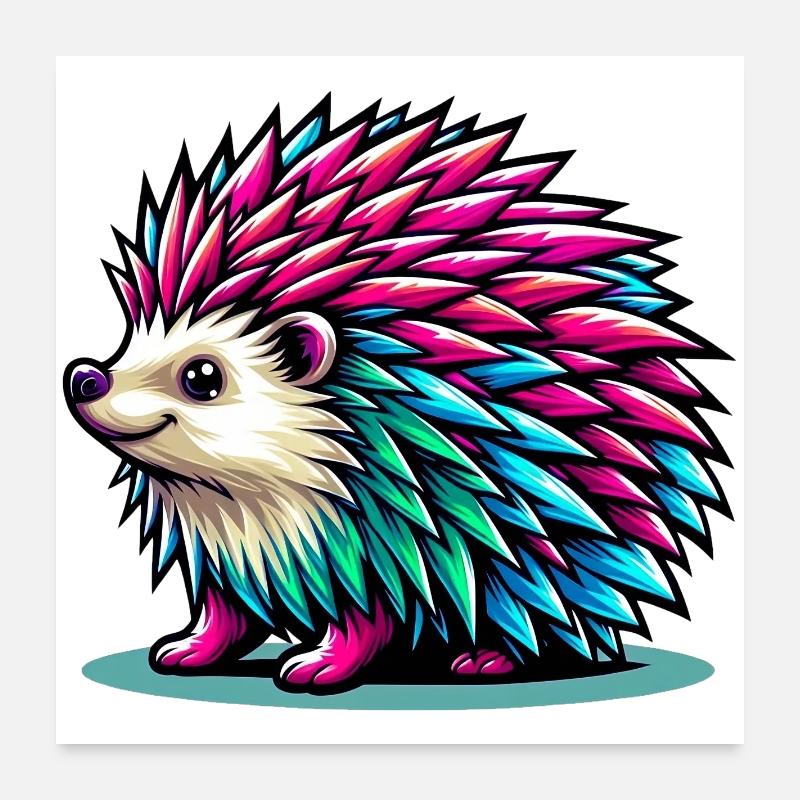 Igel Poster 60x60 cm