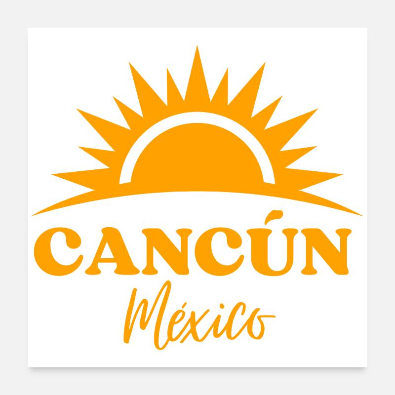 Cancún Sunrise  Poster 24" x 24" (60x60 cm)