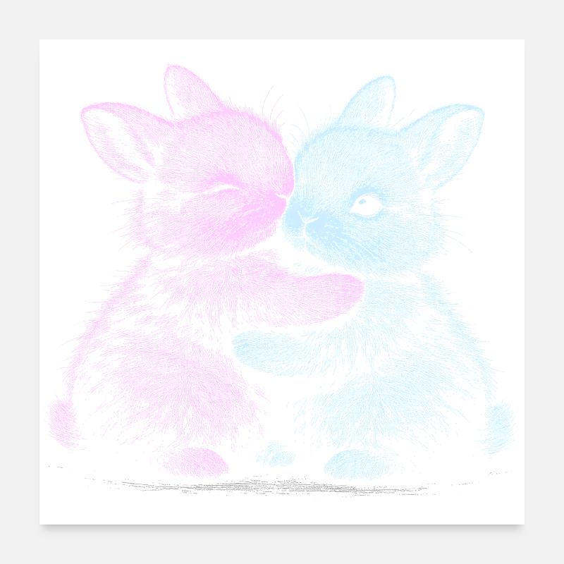 pygmy rabbit Poster 24" x 24" (60x60 cm)