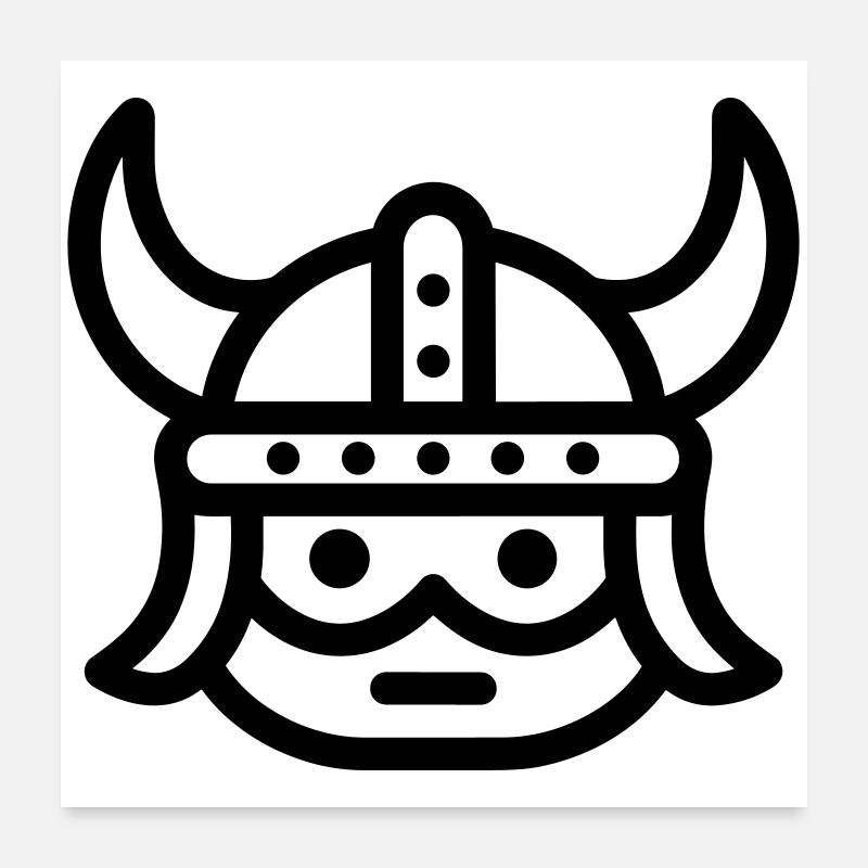 viking Poster 60 x 60 cm