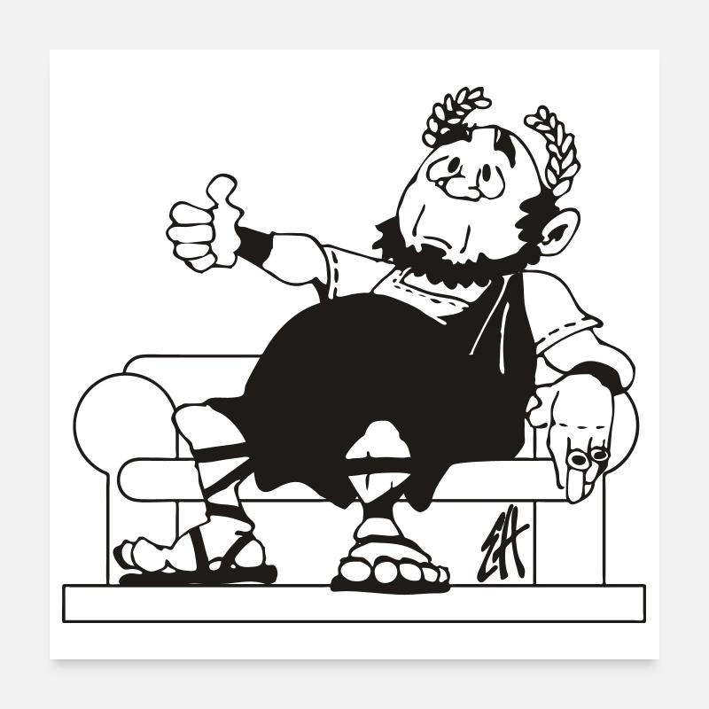 Brutus Poster 60 x 60 cm