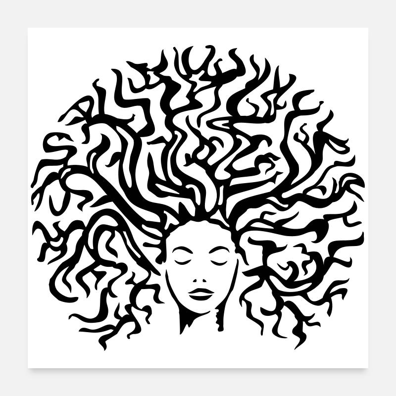 femme Poster 60 x 60 cm