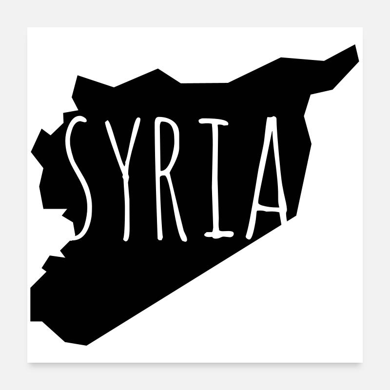 Syria Poster 24" x 24" (60x60 cm)
