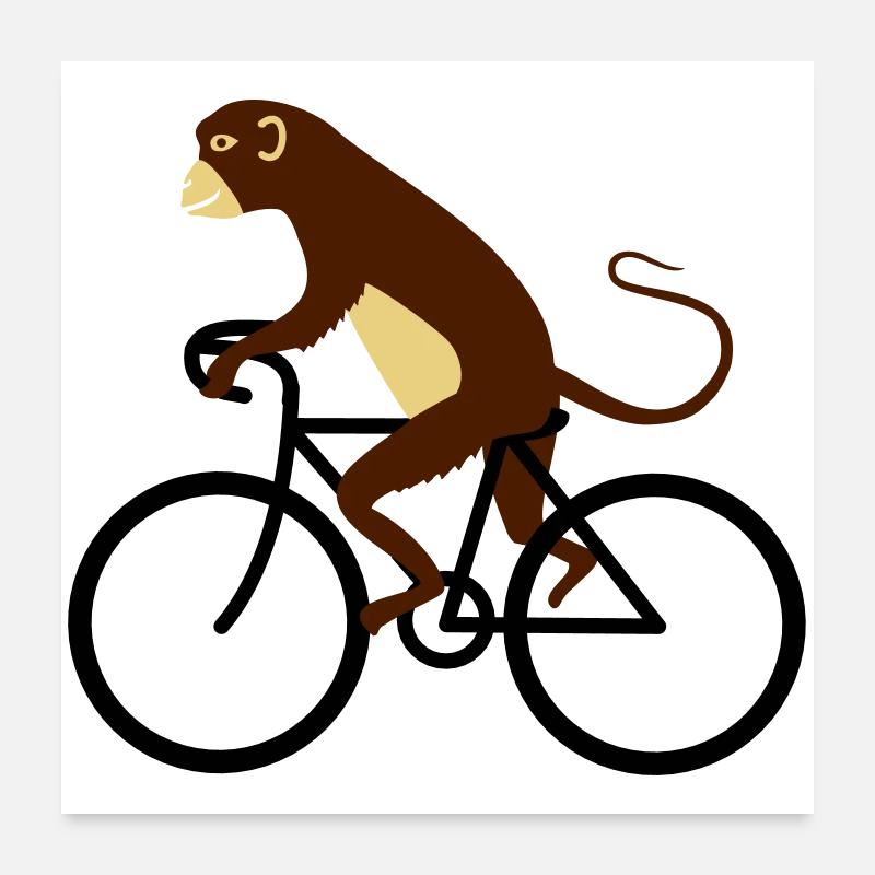 singe Poster 60 x 60 cm