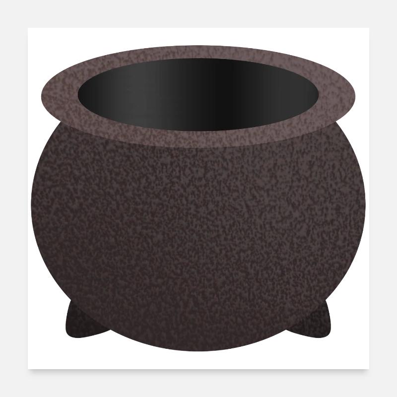 Textured Night Cauldron Poster 24" x 24" (60x60 cm)