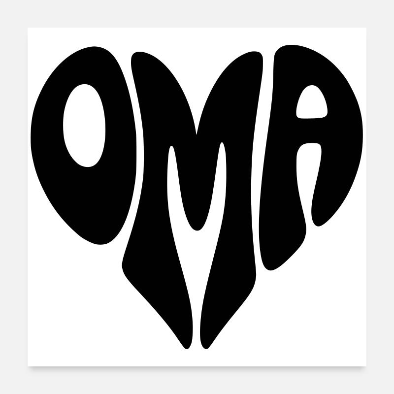 granny Poster 24" x 24" (60x60 cm)