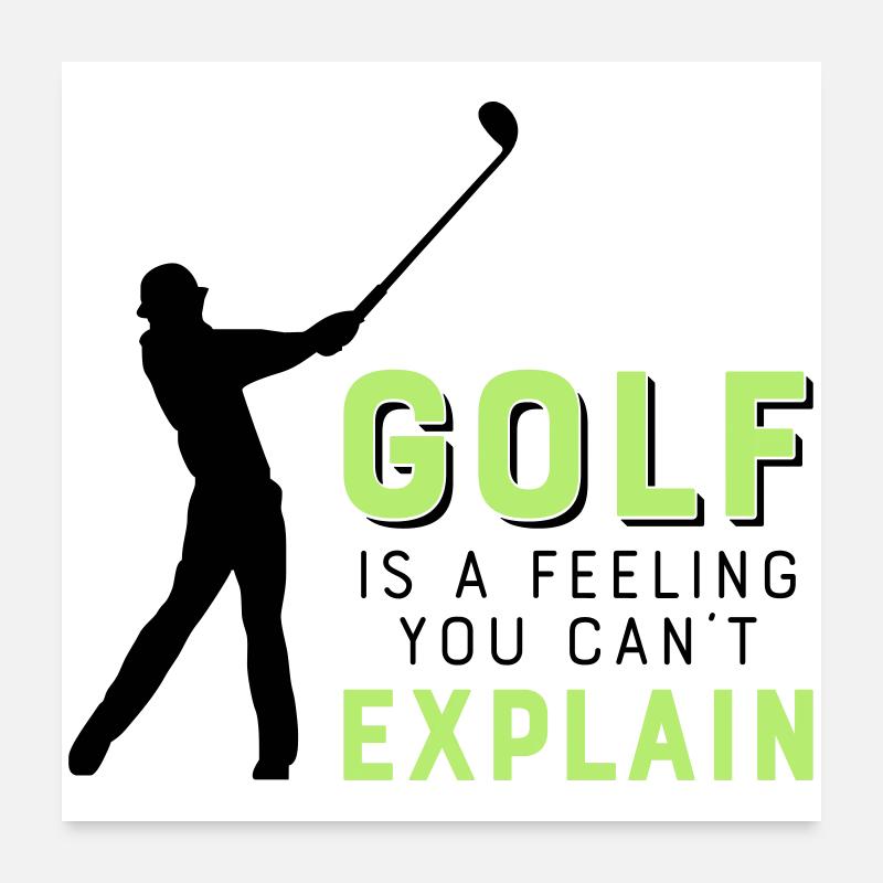 golf Poster 24" x 24" (60x60 cm)