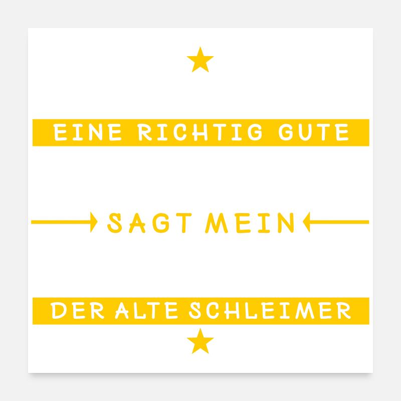 Ich bin Schwiegermutter Poster 60x60 cm