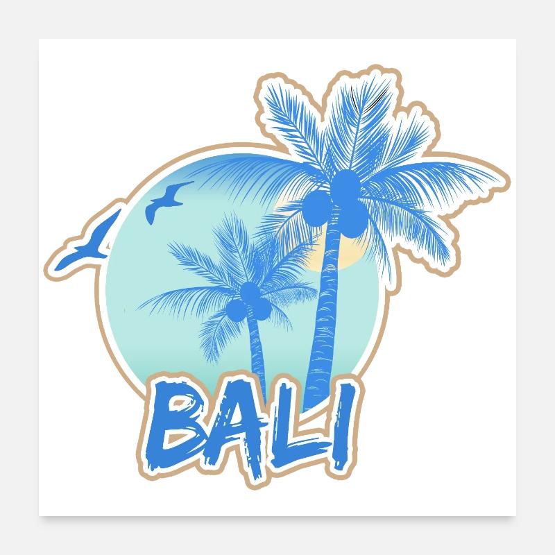 Fêtes de Bali Poster 60 x 60 cm
