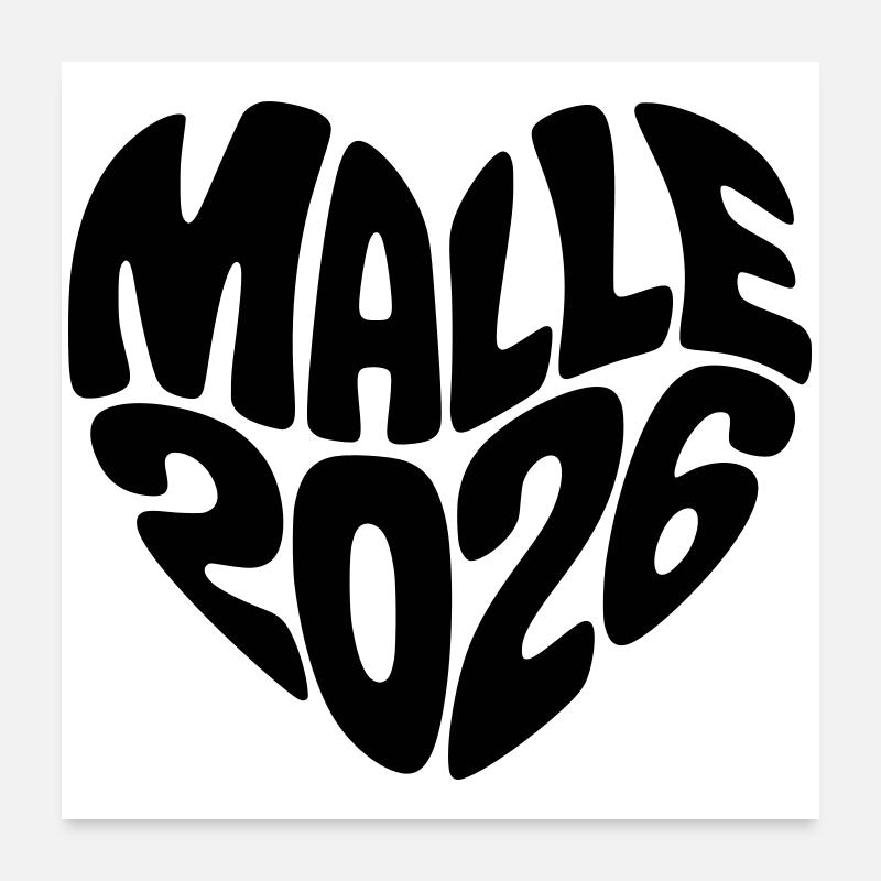 Malle 2026 Poster 24" x 24" (60x60 cm)