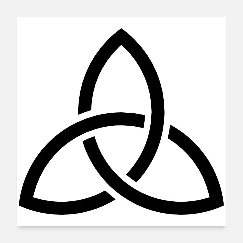 Celtic Knot Poster 24" x 24" (60x60 cm)