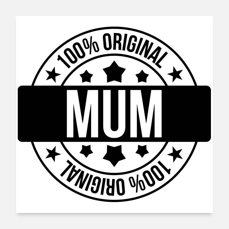 Mum Poster 60x60 cm