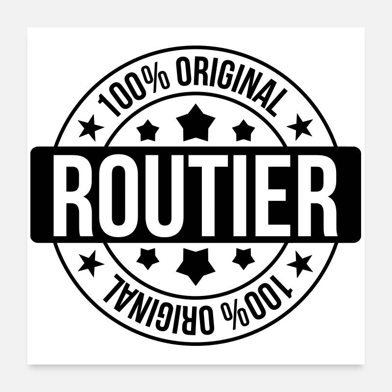 Routier Poster 60 x 60 cm