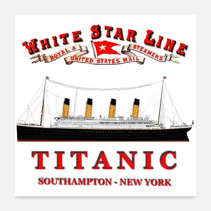 TITANIC CREATION Louis RUNEMBERG © Adagp Poster 24" x 24" (60x60 cm)