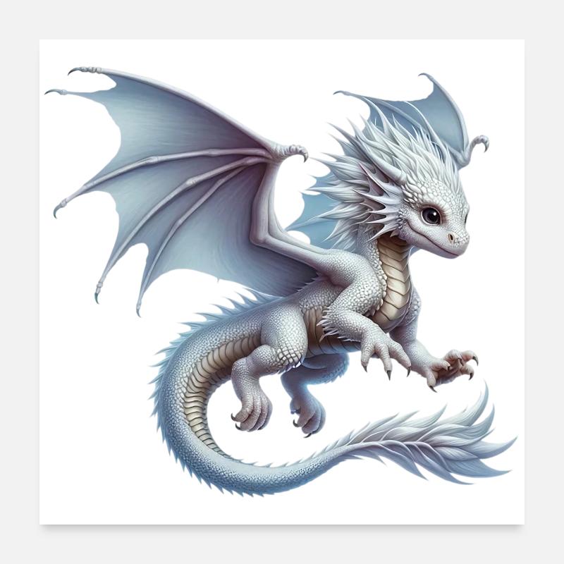 Dragon Poster 24" x 24" (60x60 cm)