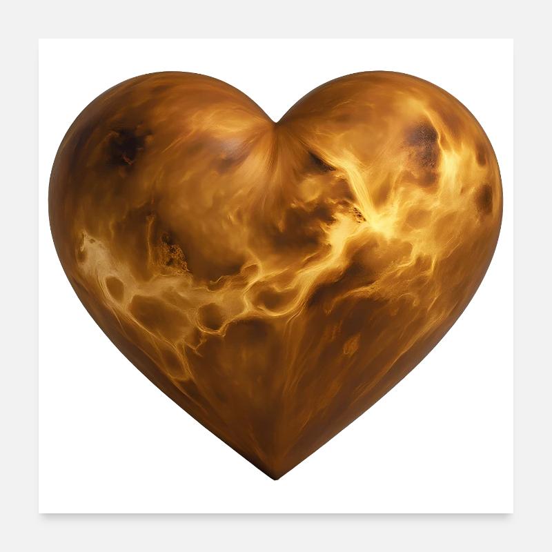 VENUS LOVER – Frieden & Liebe Poster 60x60 cm