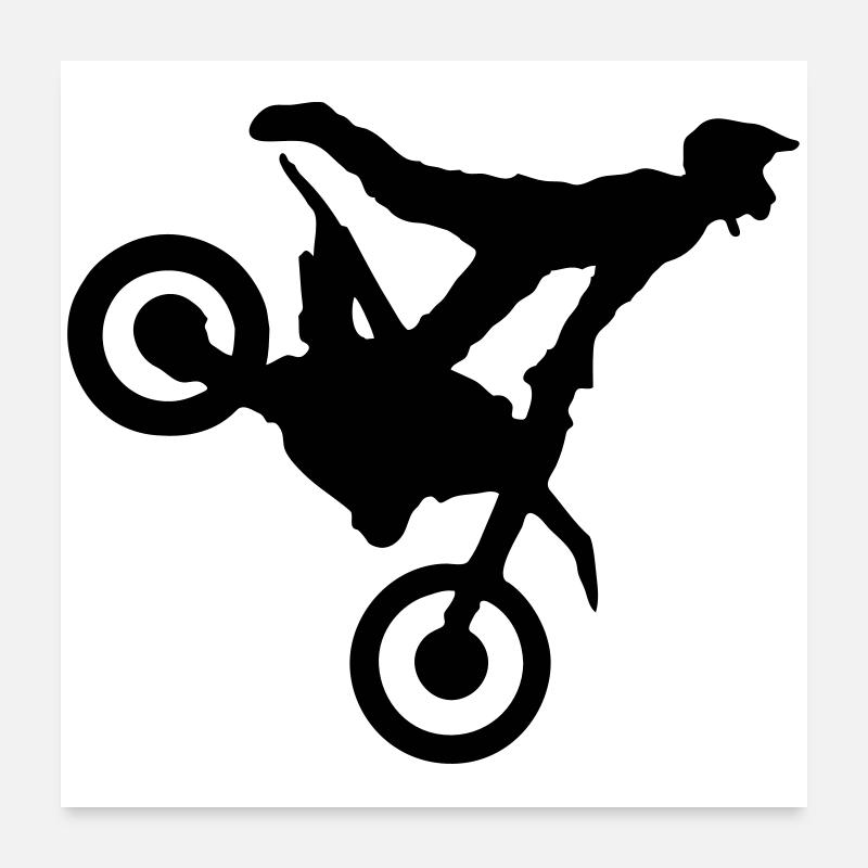 moto cross Poster 60 x 60 cm