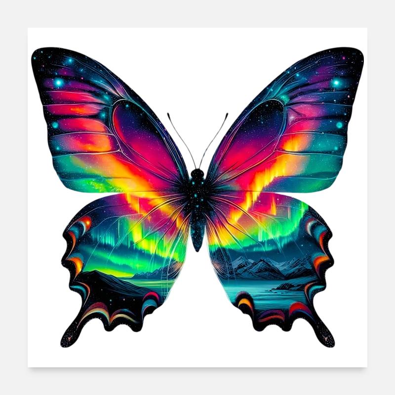 Papillon Poster 60 x 60 cm