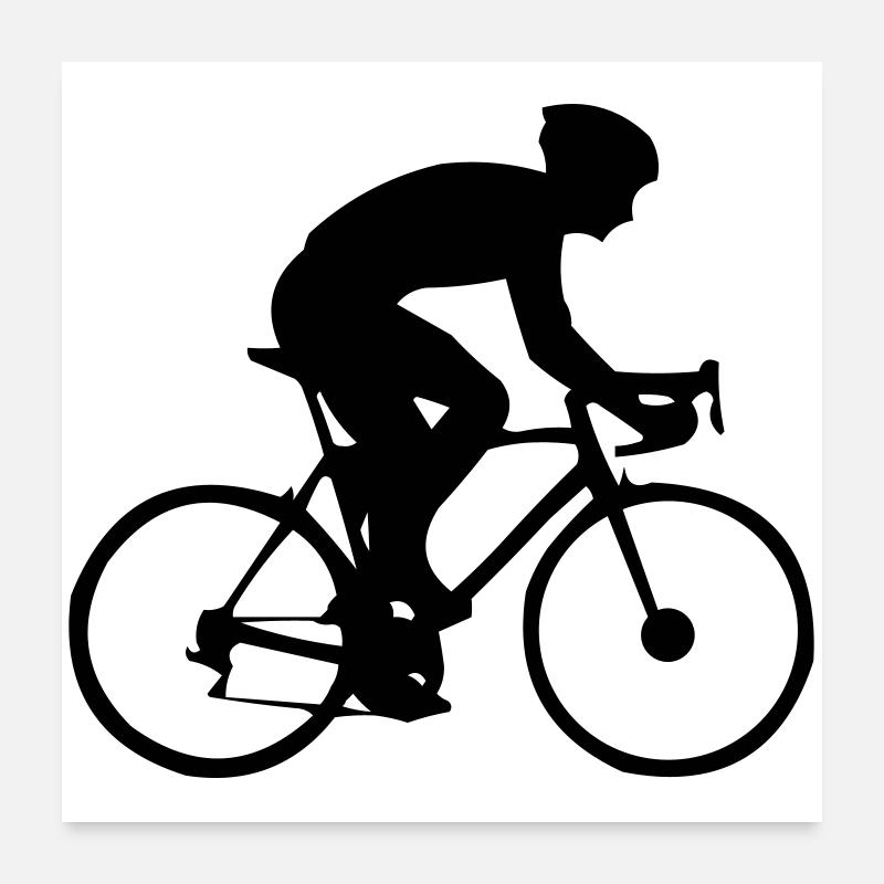 biker Poster 24" x 24" (60x60 cm)