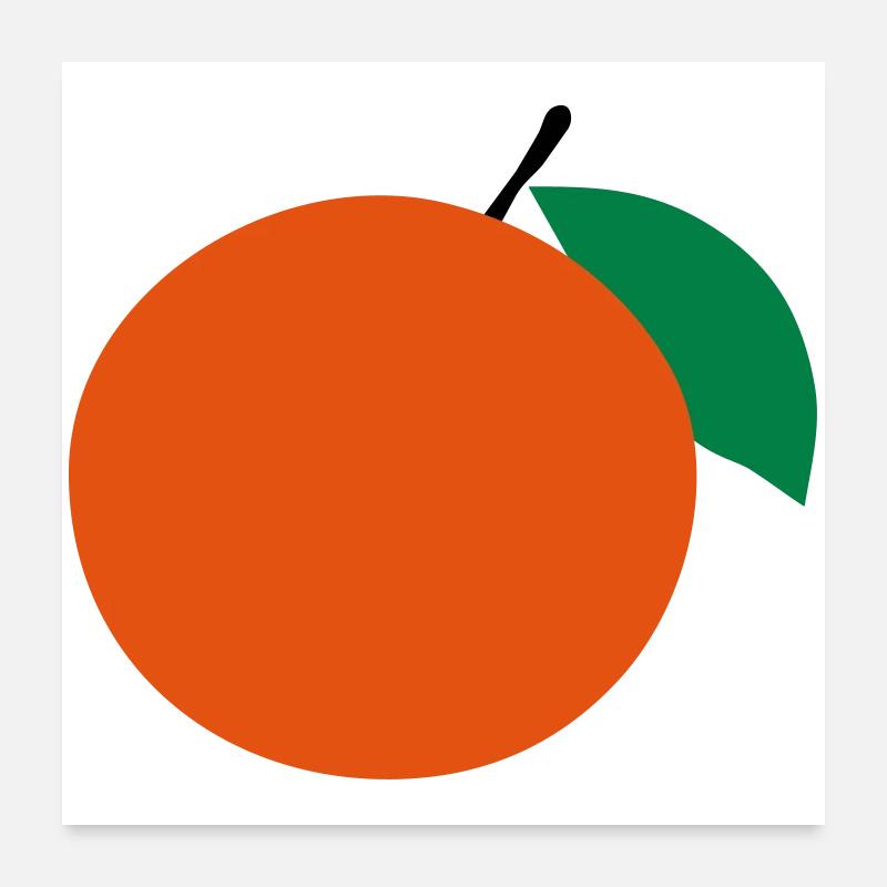 orange Poster 60 x 60 cm