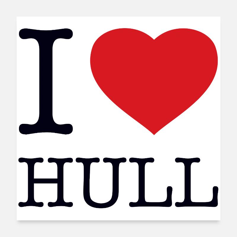 J’ADORE HULL Poster 60 x 60 cm