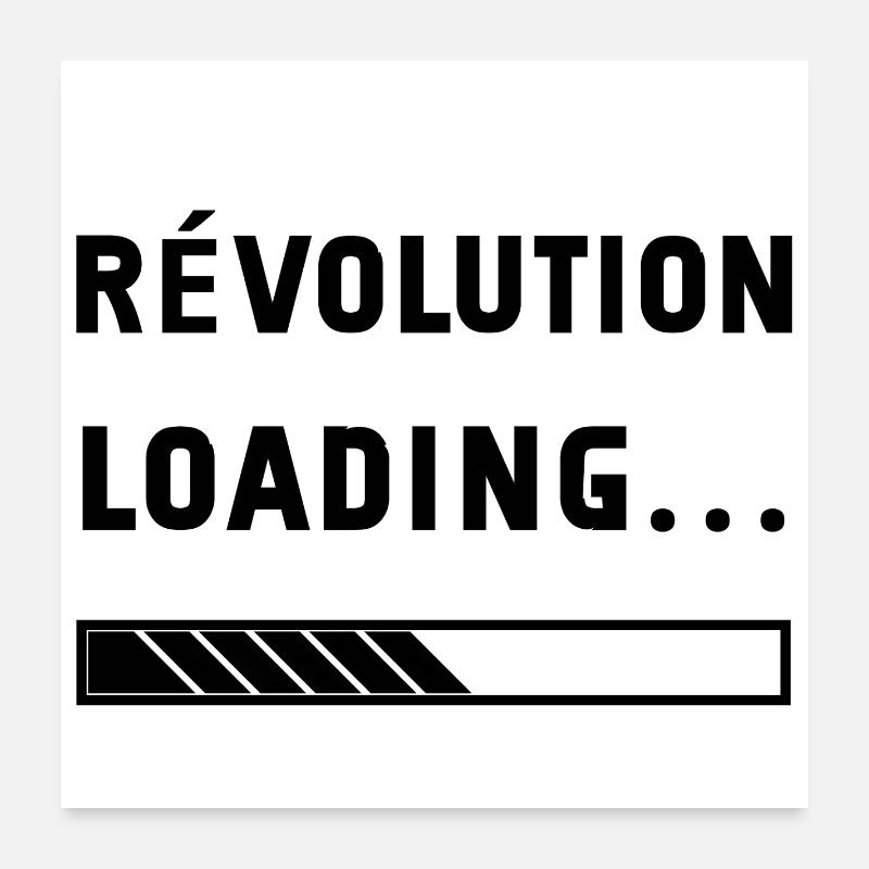 Revolution Loading Poster 24" x 24" (60x60 cm)