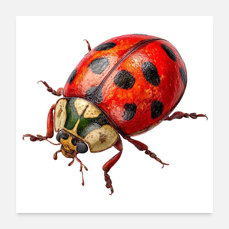 Ladybugs as lucky charms Poster 24" x 24" (60x60 cm)