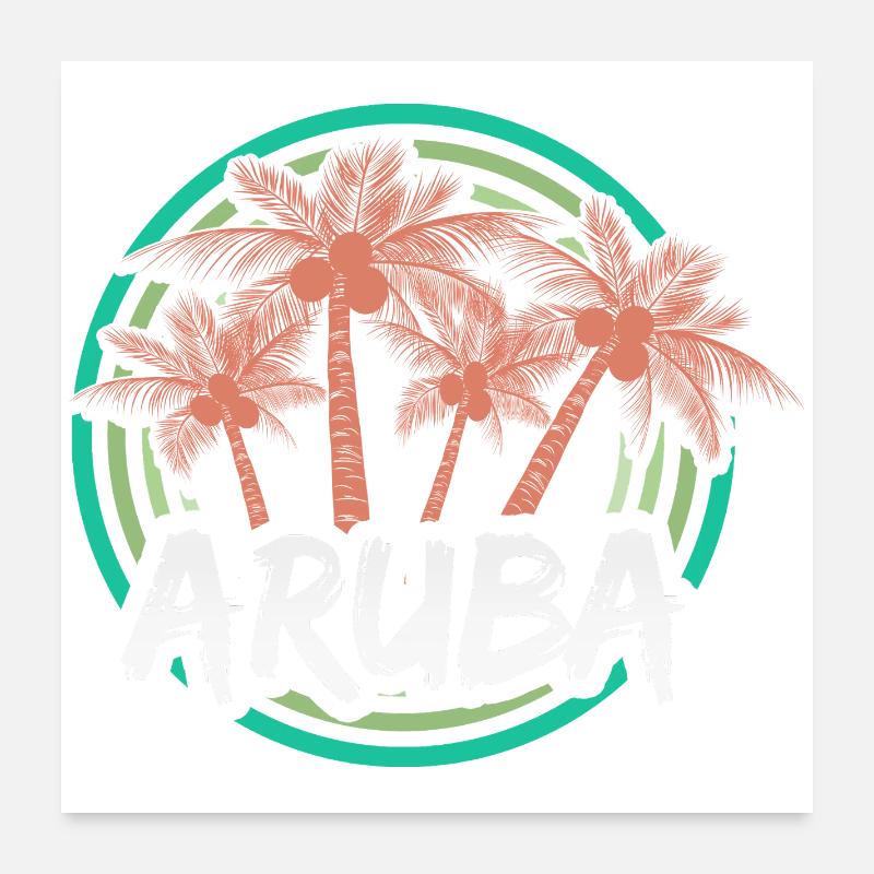 Gift for Aruba Poster 24" x 24" (60x60 cm)