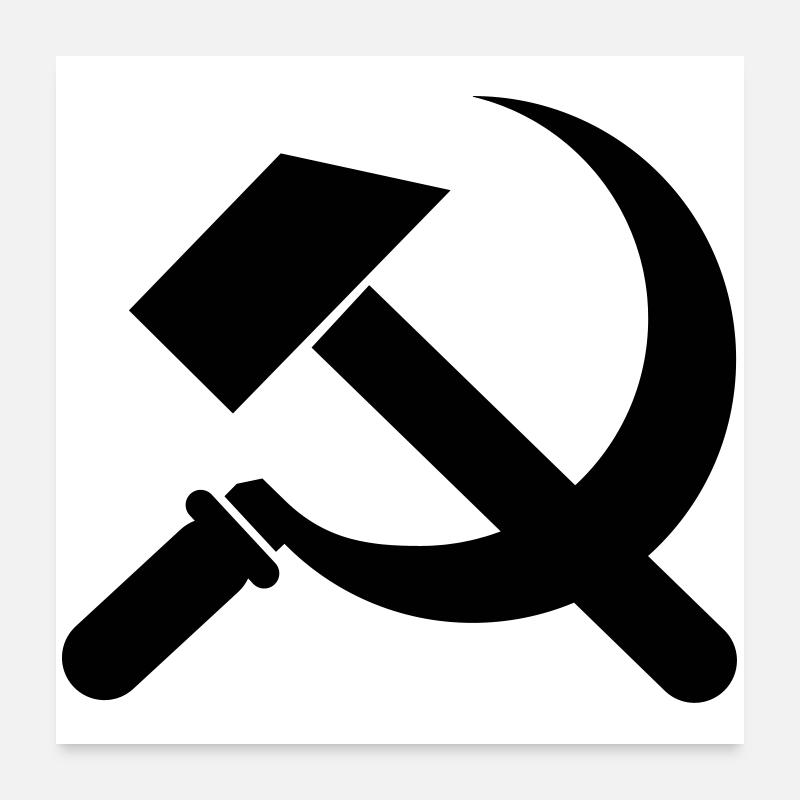communist Poster 24" x 24" (60x60 cm)