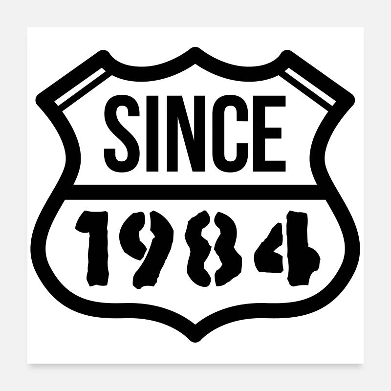 1984 Poster 24" x 24" (60x60 cm)