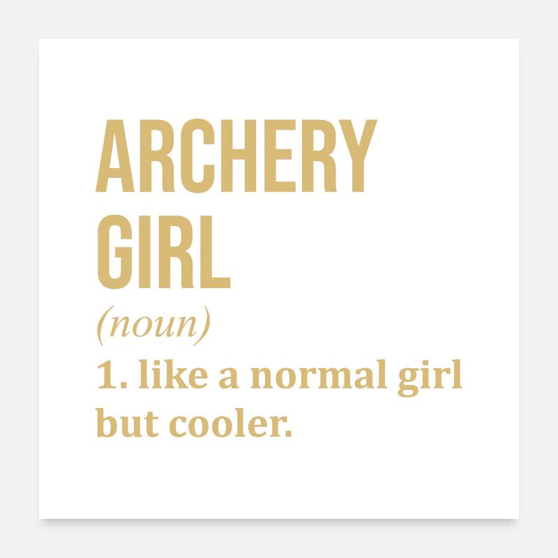 Archery Poster 24" x 24" (60x60 cm)