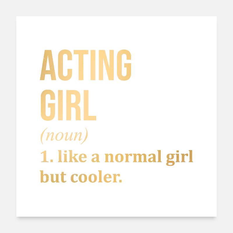 par intérim Poster 60 x 60 cm