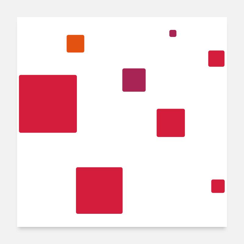 minimal / einfache Form Poster 60x60 cm