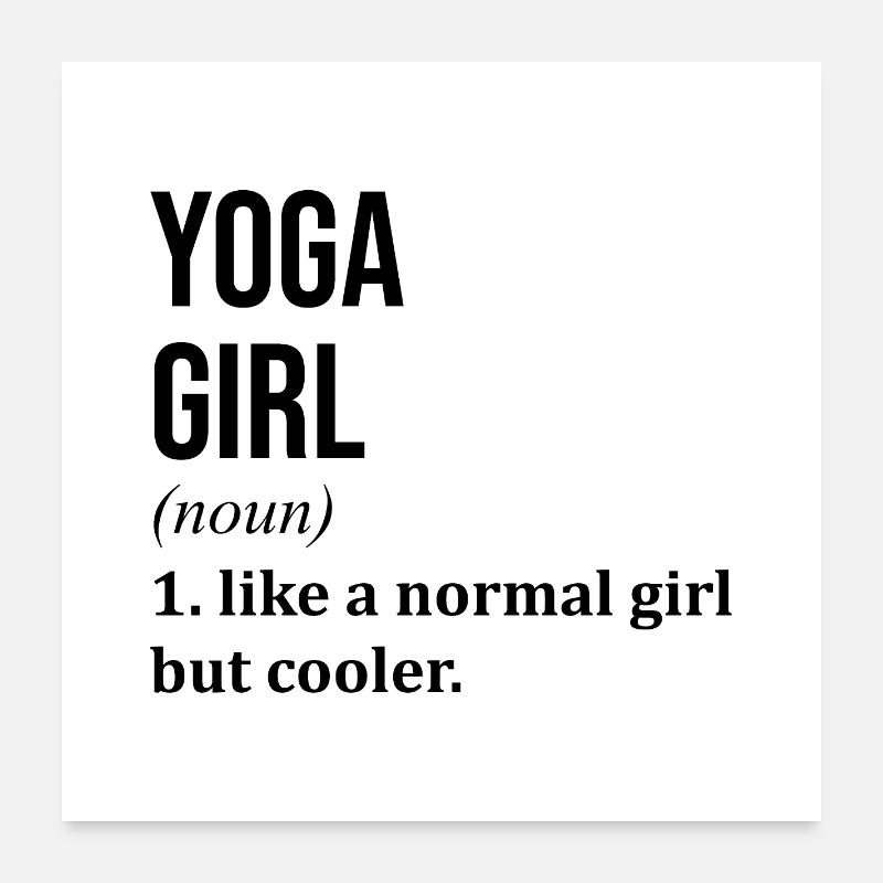 yoga Poster 60 x 60 cm