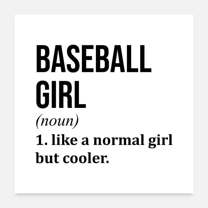 Base-ball Poster 60 x 60 cm