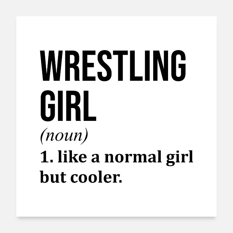 lutte Poster 60 x 60 cm