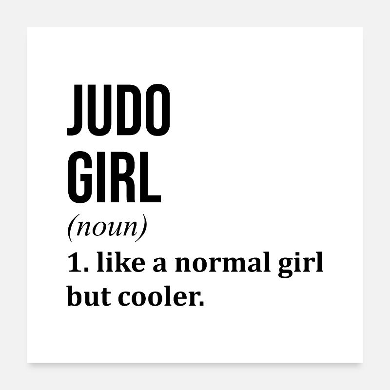 Judo Judo Poster 60 x 60 cm