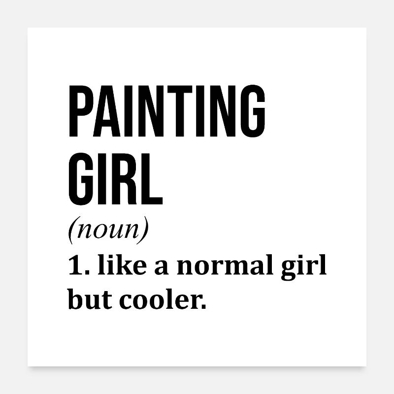 Painting Poster 24" x 24" (60x60 cm)