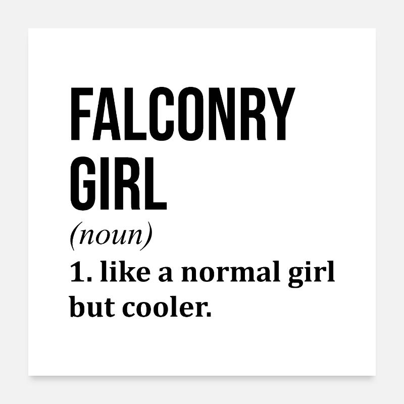 Falconry Poster 24" x 24" (60x60 cm)