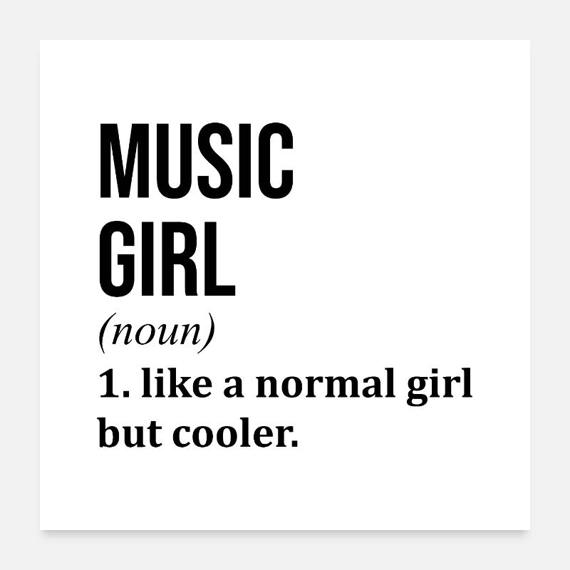 musique Poster 60 x 60 cm