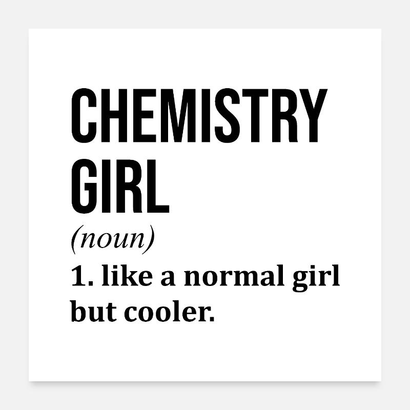 chimie Poster 60 x 60 cm