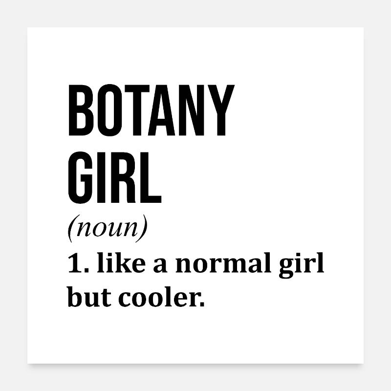 botanique Poster 60 x 60 cm