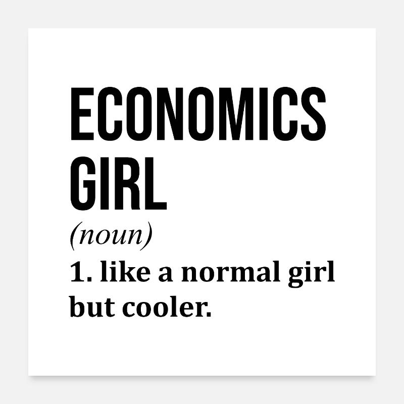 Economics Poster 24" x 24" (60x60 cm)