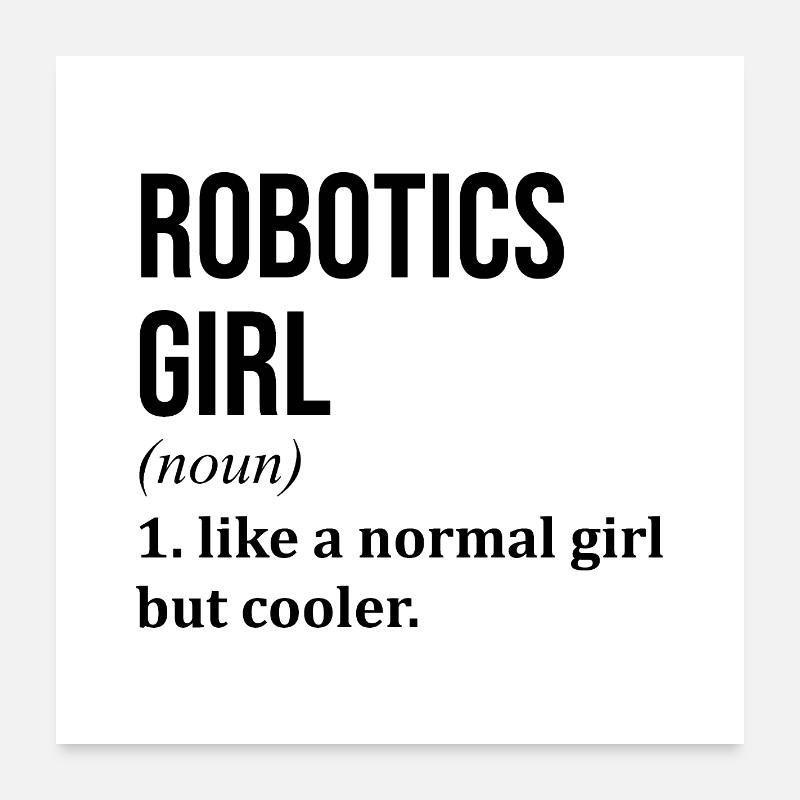 Robotics Poster 24" x 24" (60x60 cm)