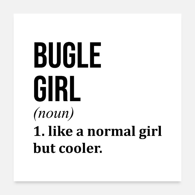 Bugle Poster 60 x 60 cm