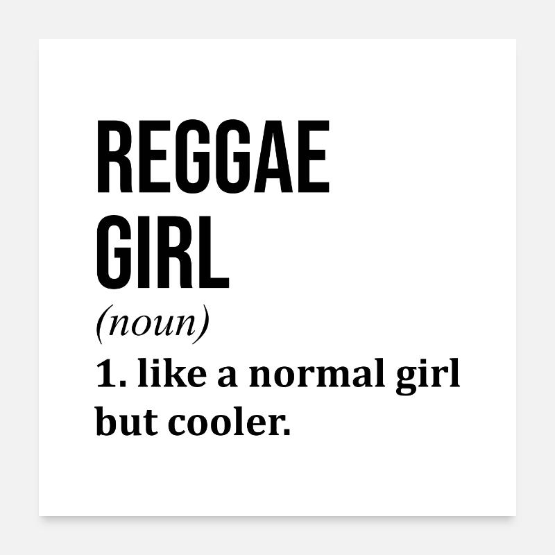 Reggae Poster 24" x 24" (60x60 cm)