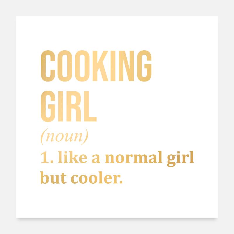 cuisine Poster 60 x 60 cm