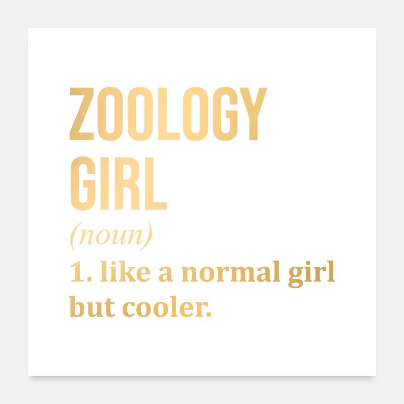 Zoology Poster 24" x 24" (60x60 cm)