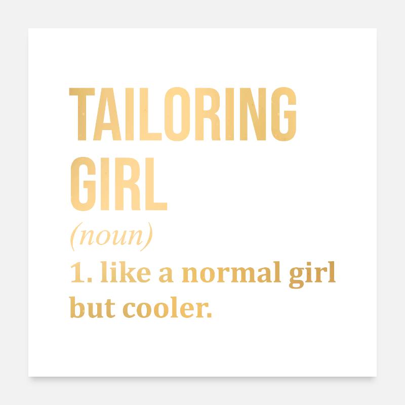 Tailor Poster 24" x 24" (60x60 cm)