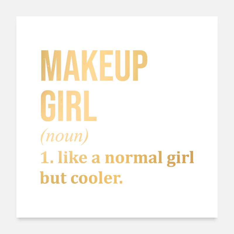 maquillage Poster 60 x 60 cm
